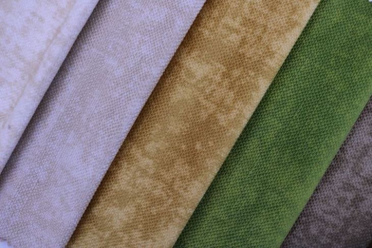 Linen Look Fabric dengan Emboss